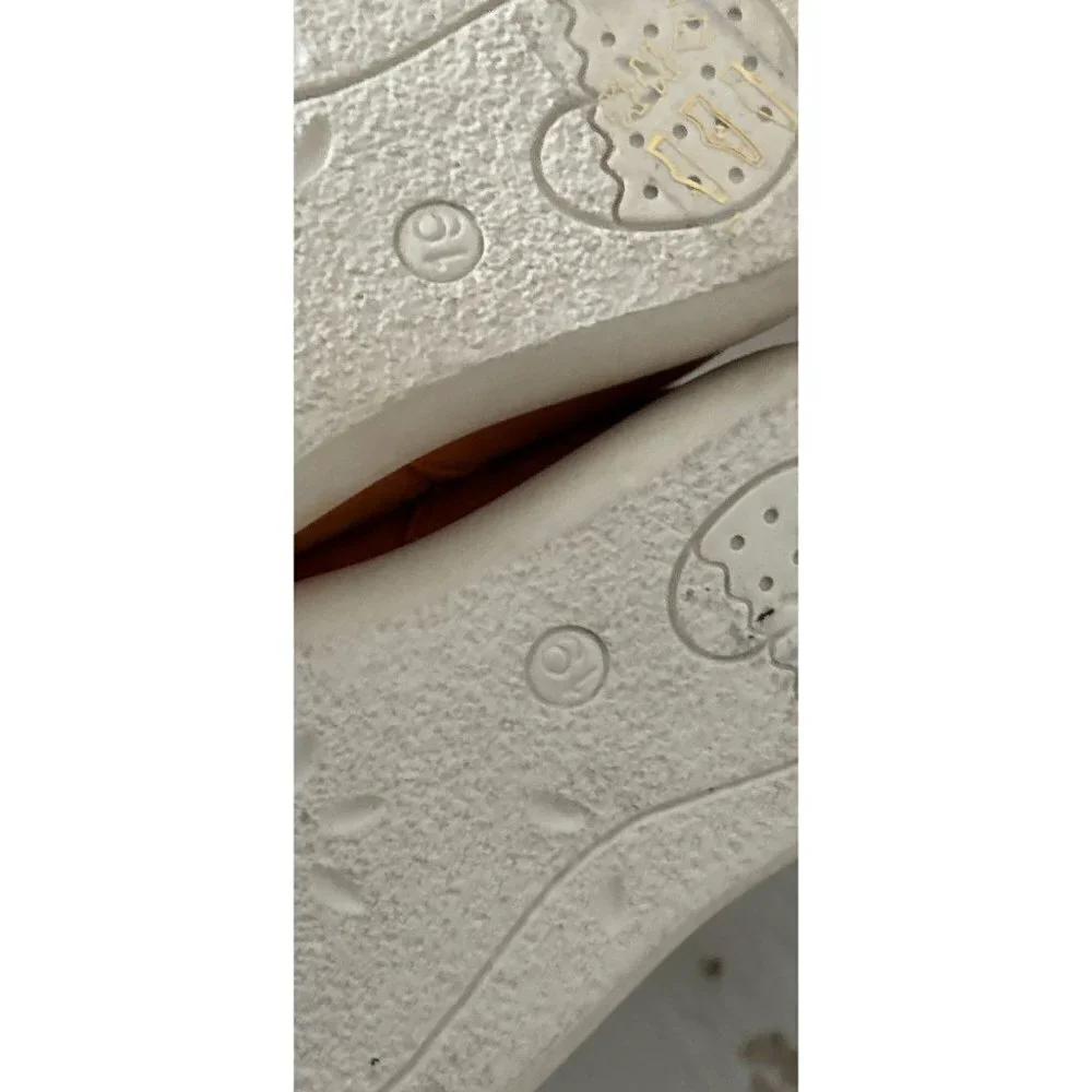 New! ASTER Shoes Mary Jane High Top Pale Yellow Cream Floral Size 4 / 20